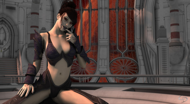 Обои картинки фото видео игры, star wars, халк, вампир, фон, взгляд