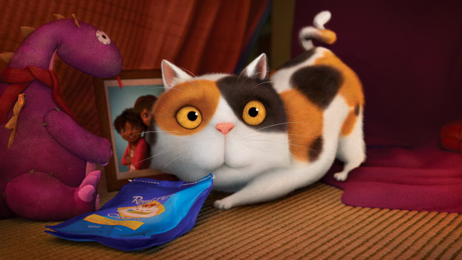 Обои картинки фото мультфильмы, home, кот