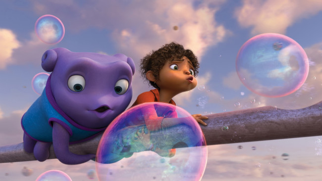 Обои картинки фото мультфильмы, home, персонажип