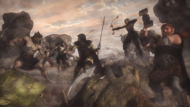 Обои картинки фото project porkchop, видео игры, 18 wheeler,  american pro trucker, воины, сражение