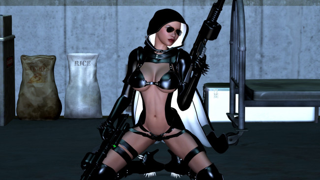 Обои картинки фото видео игры, dark heresy, оружие, фон, взгляд, девушка