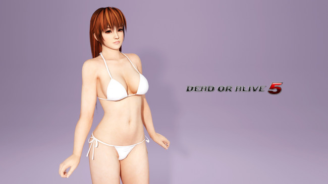Обои картинки фото видео игры, dead or alive 5, фон, взгляд, девушка