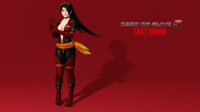 Обои картинки фото видео игры, dead or alive 5, взгляд, девушка, фон