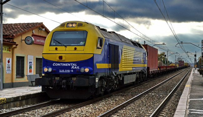 Обои картинки фото техника, поезда, дорога, железная, состав, локомотив, рельсы