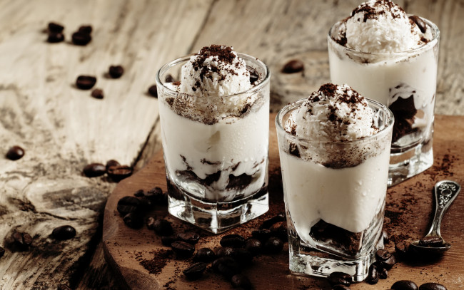 Обои картинки фото еда, мороженое,  десерты, chocolate, десерт, glass, tiramisu, italian, кофе, крем, печенье, тирамису, какао, сладкое, sweet, dessert, delicious