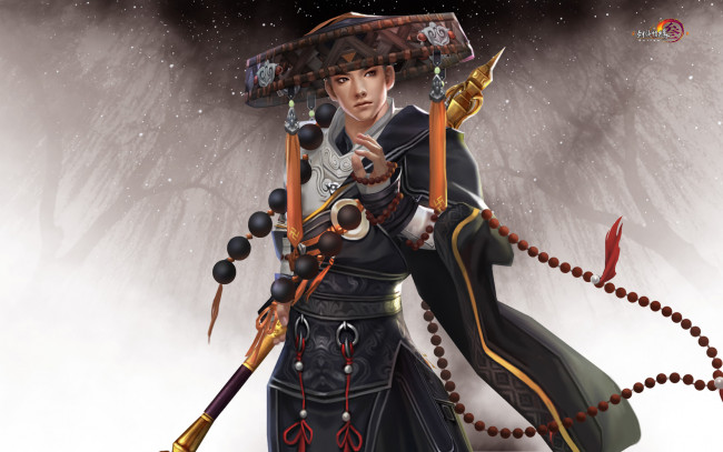 Обои картинки фото jx online 3, видео игры, взгляд, мужчина, оружие, фон