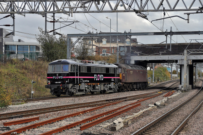 Обои картинки фото техника, поезда, дорога, железная, состав, локомотив, рельсы