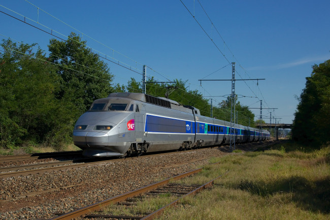 Обои картинки фото техника, поезда, локомотив, железная, дорога, рельсы, состав