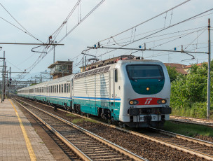 Картинка техника электровозы рельсы локомотив состав