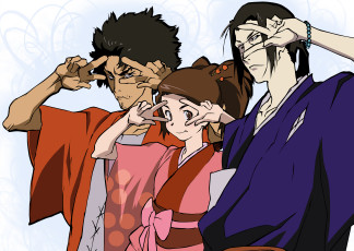 Картинка аниме samurai+champloo самурай чамплоо
