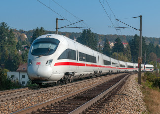 Картинка техника поезда рельсы локомотив состав