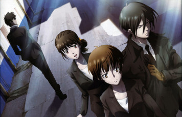 Картинка аниме psycho-pass парни девушки
