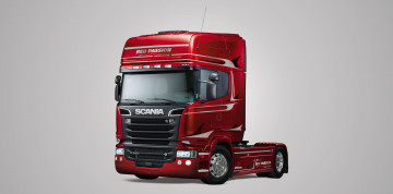 Картинка автомобили scania r580 red passion 2014г