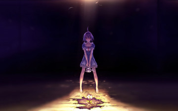 Картинка аниме unknown +другое фон девушка взгляд