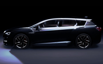 Картинка автомобили 3д concept subaru субару темный advanced tourer