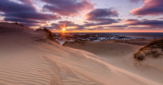 Обои картинки фото природа, восходы, закаты, пейзаж, закат