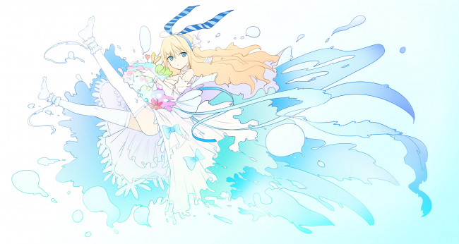 Обои картинки фото аниме, kantai collection, девочка