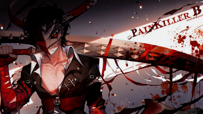 Обои картинки фото аниме, hero warz, hero, warz, парень, маска, игра