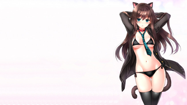 Обои картинки фото аниме, idolm@ster, кошечка