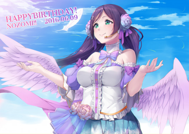 Обои картинки фото аниме, love live,  school idol project, toujou, nozomi