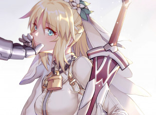 Картинка аниме fate stay+night saber