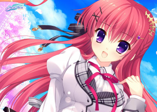 Картинка alia`s+carnival аниме unknown +другое фон взгляд девушка