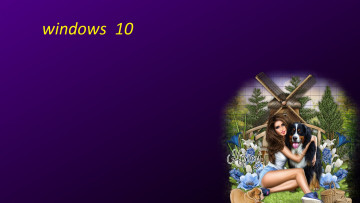 Картинка компьютеры windows++10 фон логотип