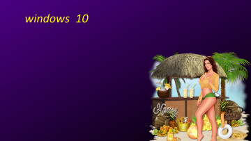 Картинка компьютеры windows++10 логотип фон