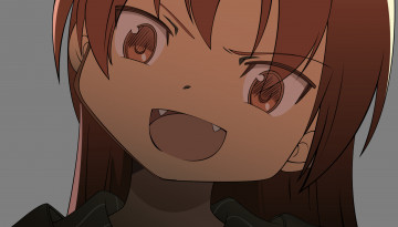 Картинка аниме mahou+shoujo+madoka+magika фон девушка взгляд