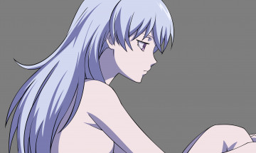 обоя аниме, darker than black, девушка, фон, взгляд