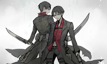 Картинка аниме shingeki+no+kyojin атака титанов