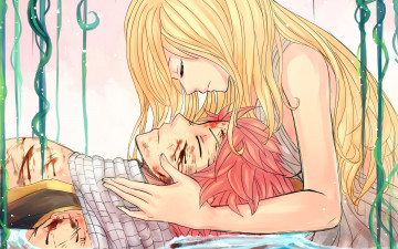 Картинка аниме fairy+tail пара