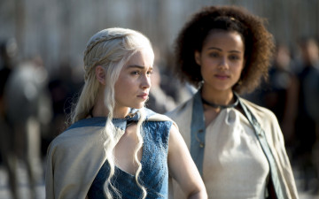 Картинка кино+фильмы game+of+thrones+ сериал daenerys targaryen missandei