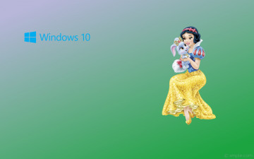 обоя компьютеры, windows  10, логотип, фон