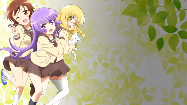 Обои картинки фото аниме, unknown,  другое, девушка, фон, взгляд