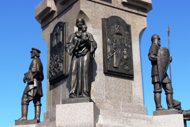 Обои картинки фото Ярославль, города, - исторические,  архитектурные памятники, люди, скульптура