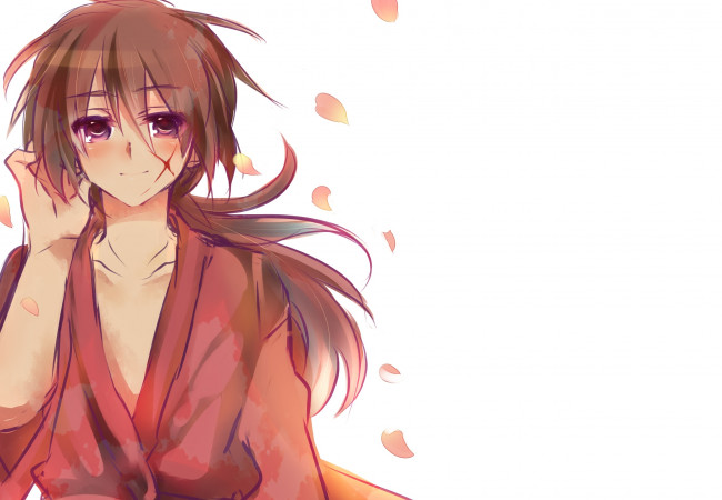 Обои картинки фото аниме, rurouni kenshin, кенсин