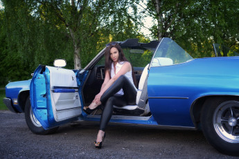 обоя автомобили, -авто с девушками, авто, девушки