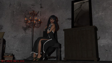 Картинка 3д+графика эльфы+ elves фон взгляд эльфийка