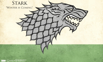 Картинка кино+фильмы game+of+thrones+ сериал игра престолов старк волк герб девиз