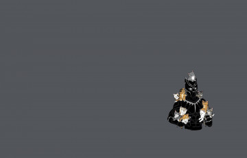 Картинка рисованное минимализм комикс черная пантера арт marvel котята art герой кошки black panther доспех