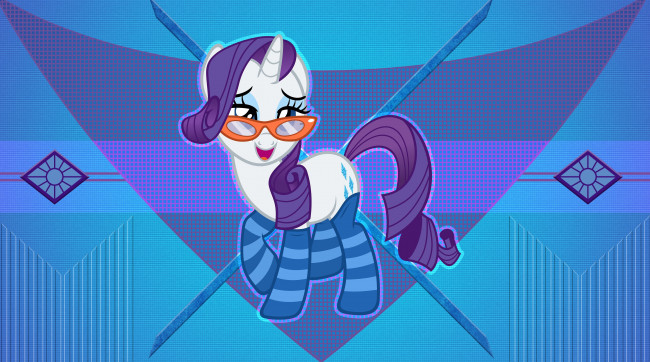 Обои картинки фото мультфильмы, my little pony, фон, пони