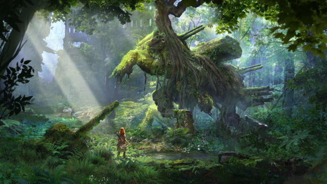 Обои картинки фото видео игры, horizon zero dawn, арт, action, horizon, zero, dawn, ролевая