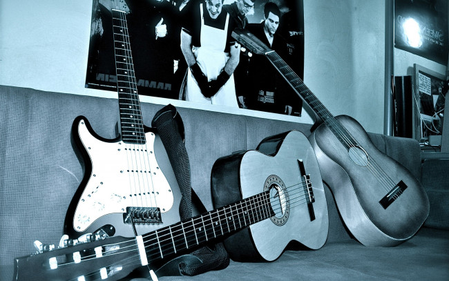 Обои картинки фото музыка, -музыкальные инструменты, плакат, гитара