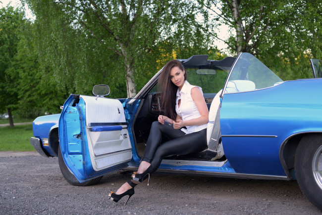 Обои картинки фото автомобили, -авто с девушками, авто, девушки