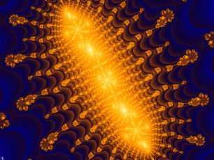 Картинка 3д+графика фракталы+ fractal цвет фон узор