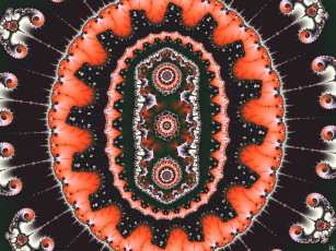 Картинка 3д+графика фракталы+ fractal цвет фон узор