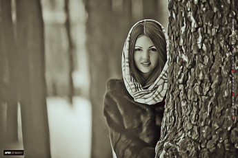 Картинка календари компьютерный+дизайн холод дерево взгляд девушка