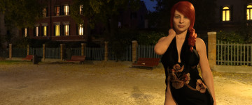 Картинка 3д+графика люди+ people фон взгляд девушка