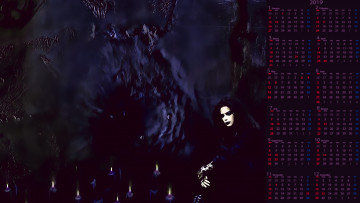 Картинка календари фэнтези девушка свеча сидеть